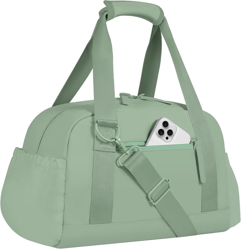 cysiyu Mini Gym Bag for Women Girls Small Gym Tote Bag with Wet Compartment Waterproof Travel Duffle Bag Cute Workout Sport Bag - Image 1